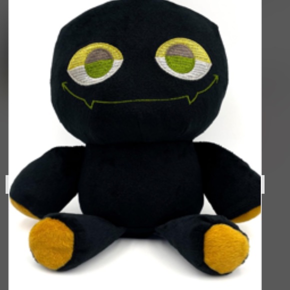 Adenzai Slap Battles Bob Plush Toy, Soft Cuddly Black - Picture 3 of 4
